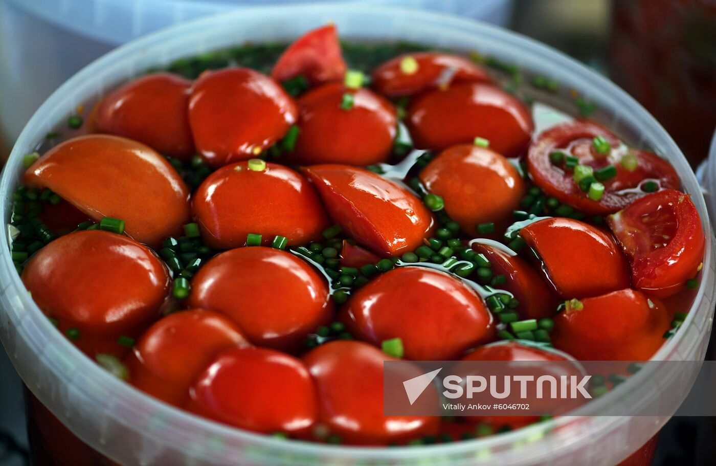 Food market in Vladivostok