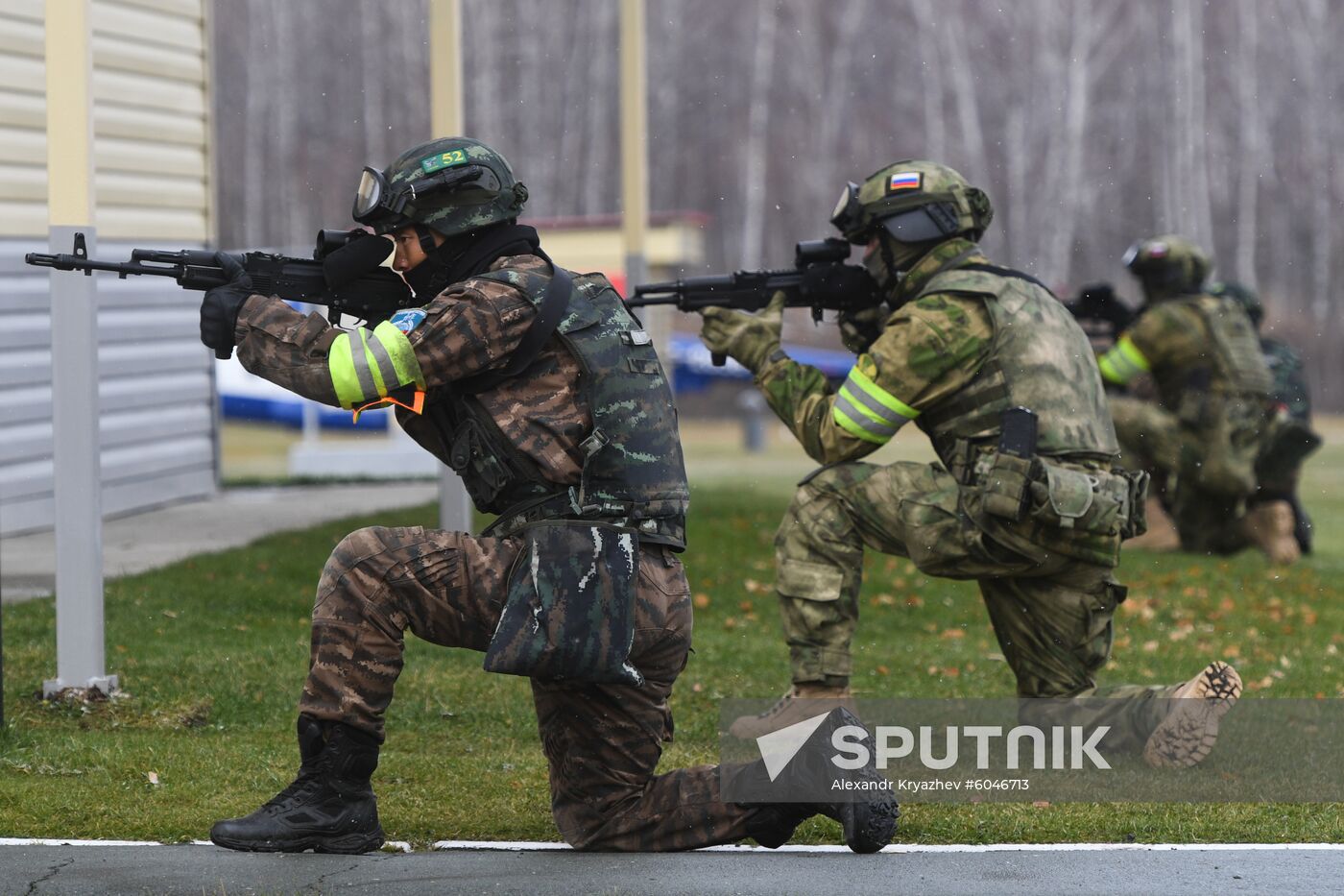 Russia China Drills