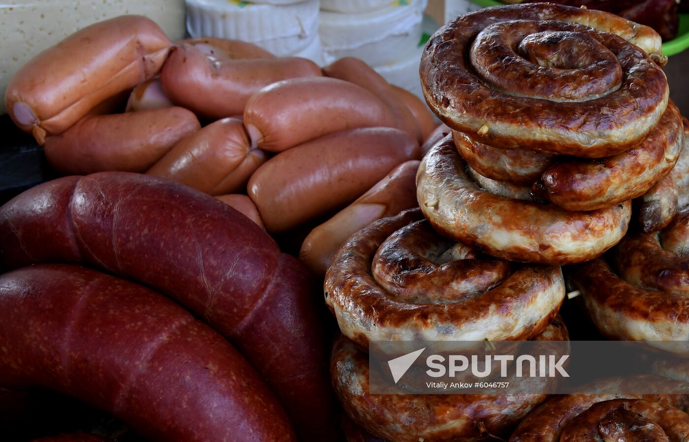 Food market in Vladivostok