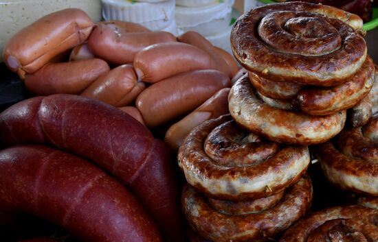 Food market in Vladivostok