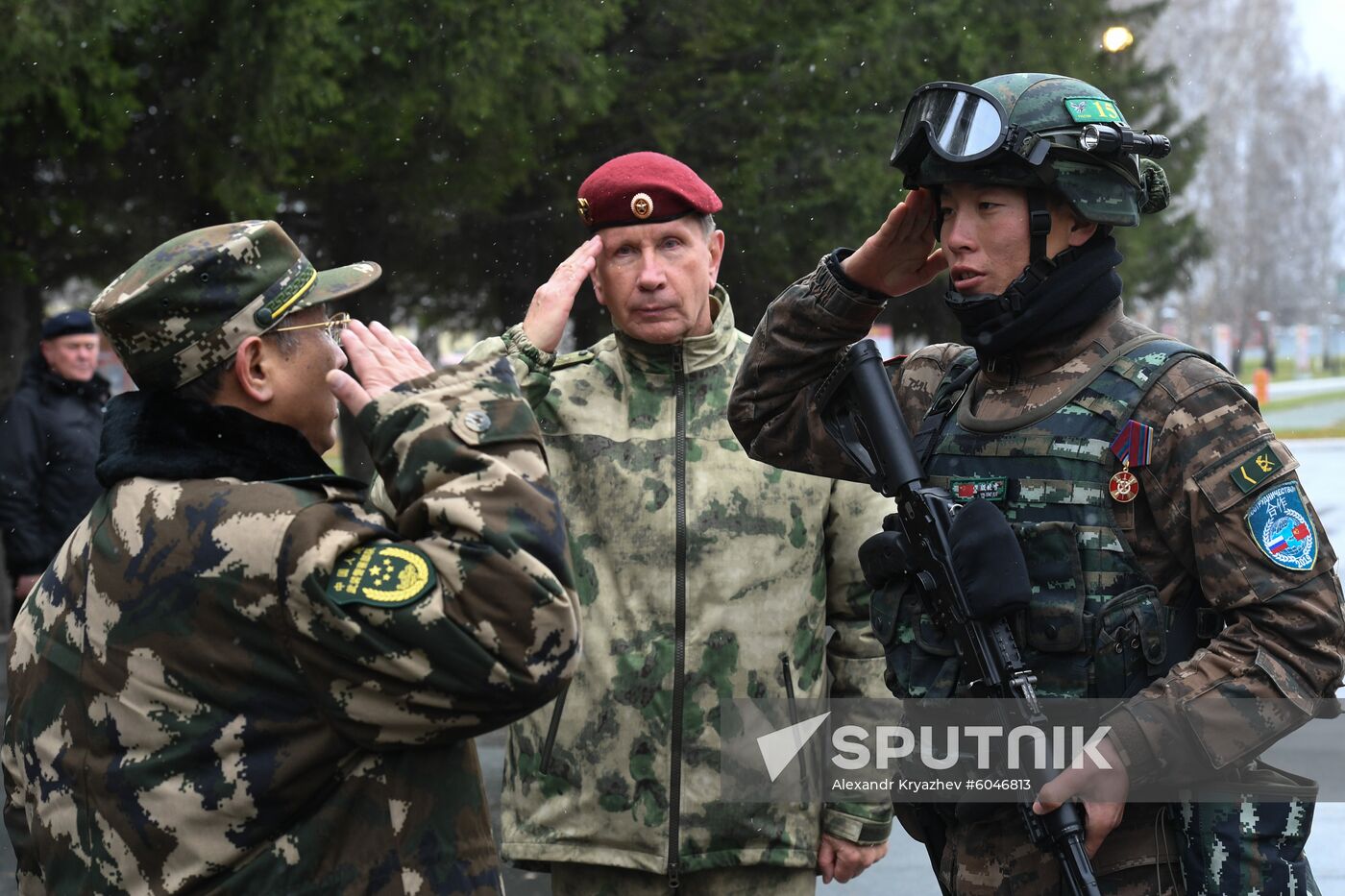 Russia China Drills