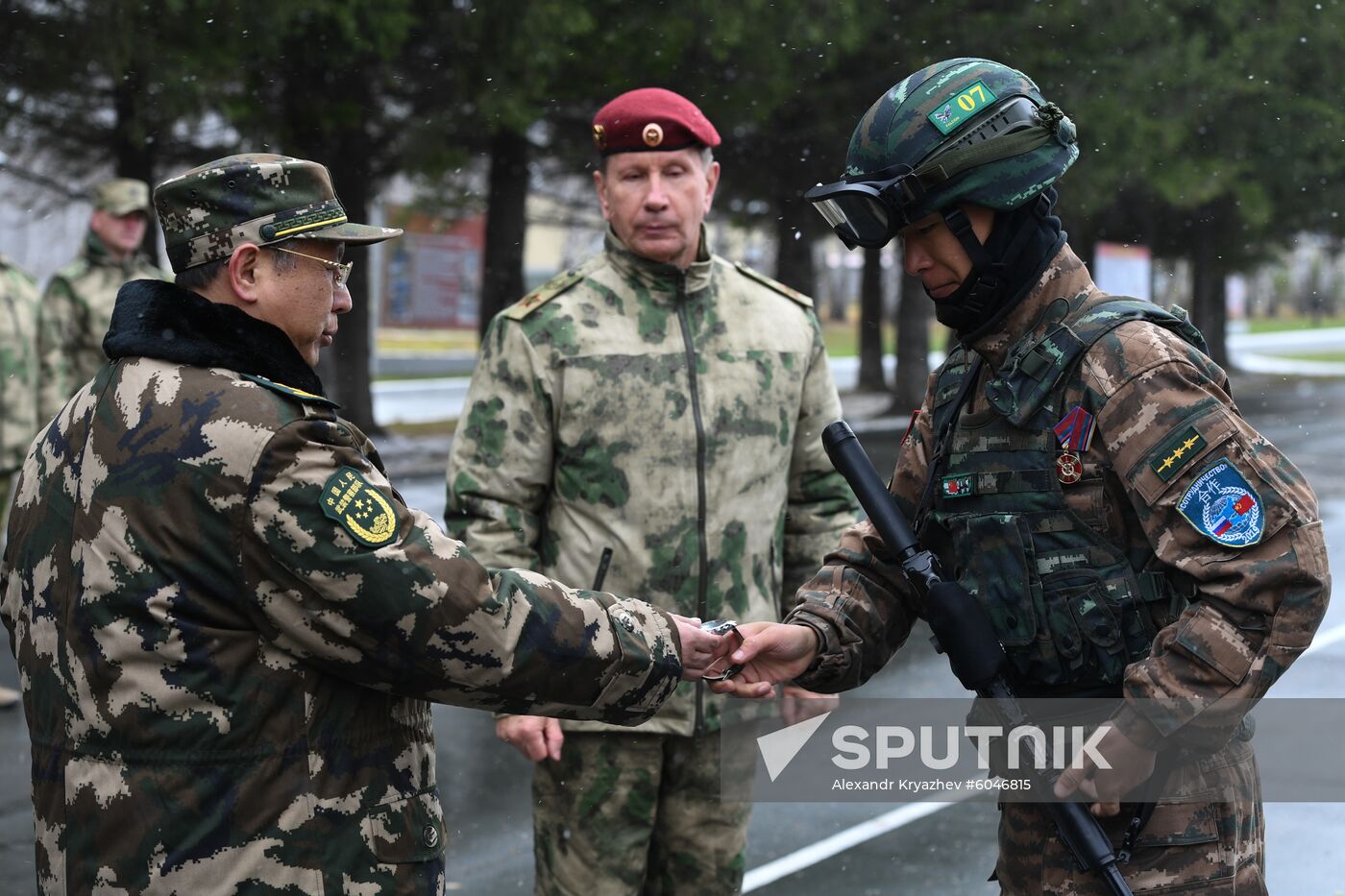 Russia China Drills