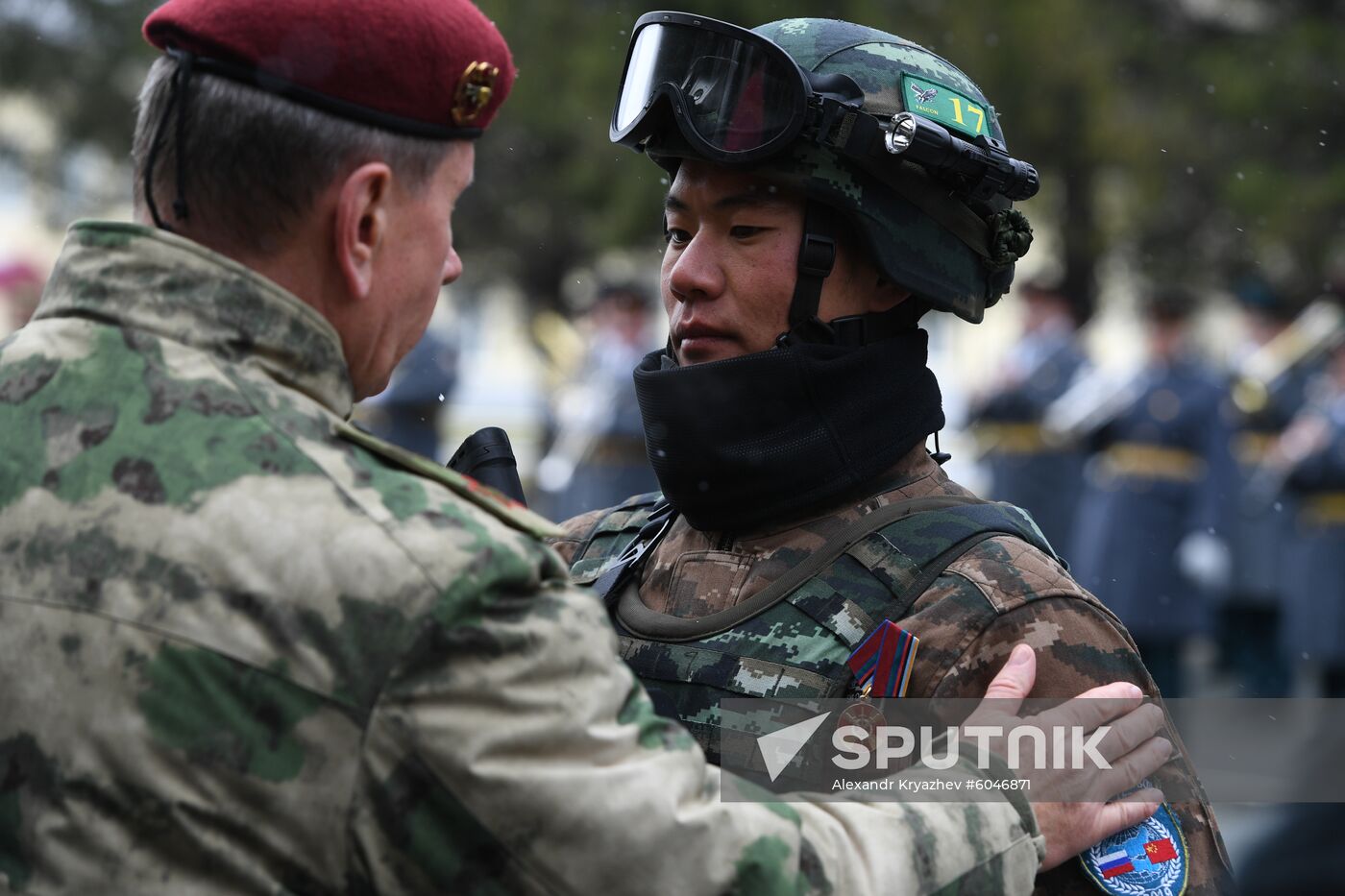 Russia China Drills