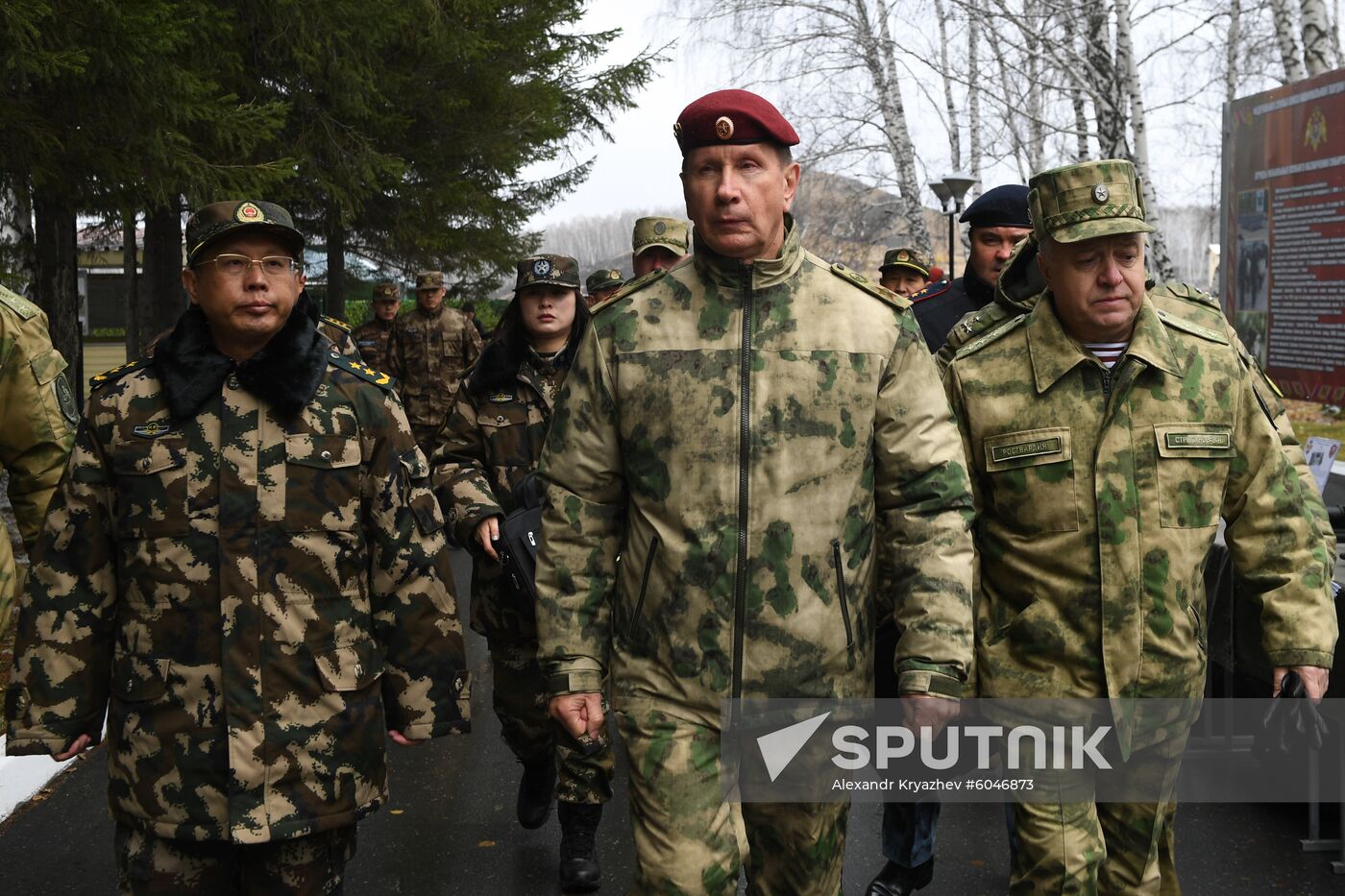 Russia China Drills