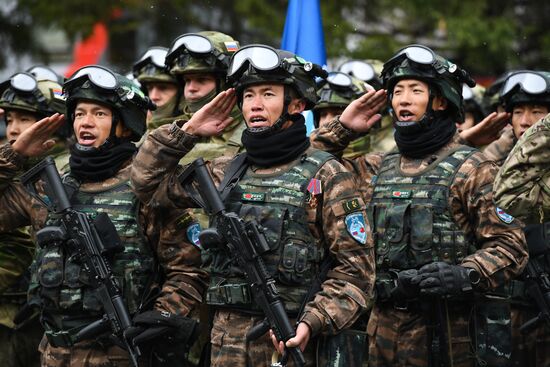 Russia China Drills