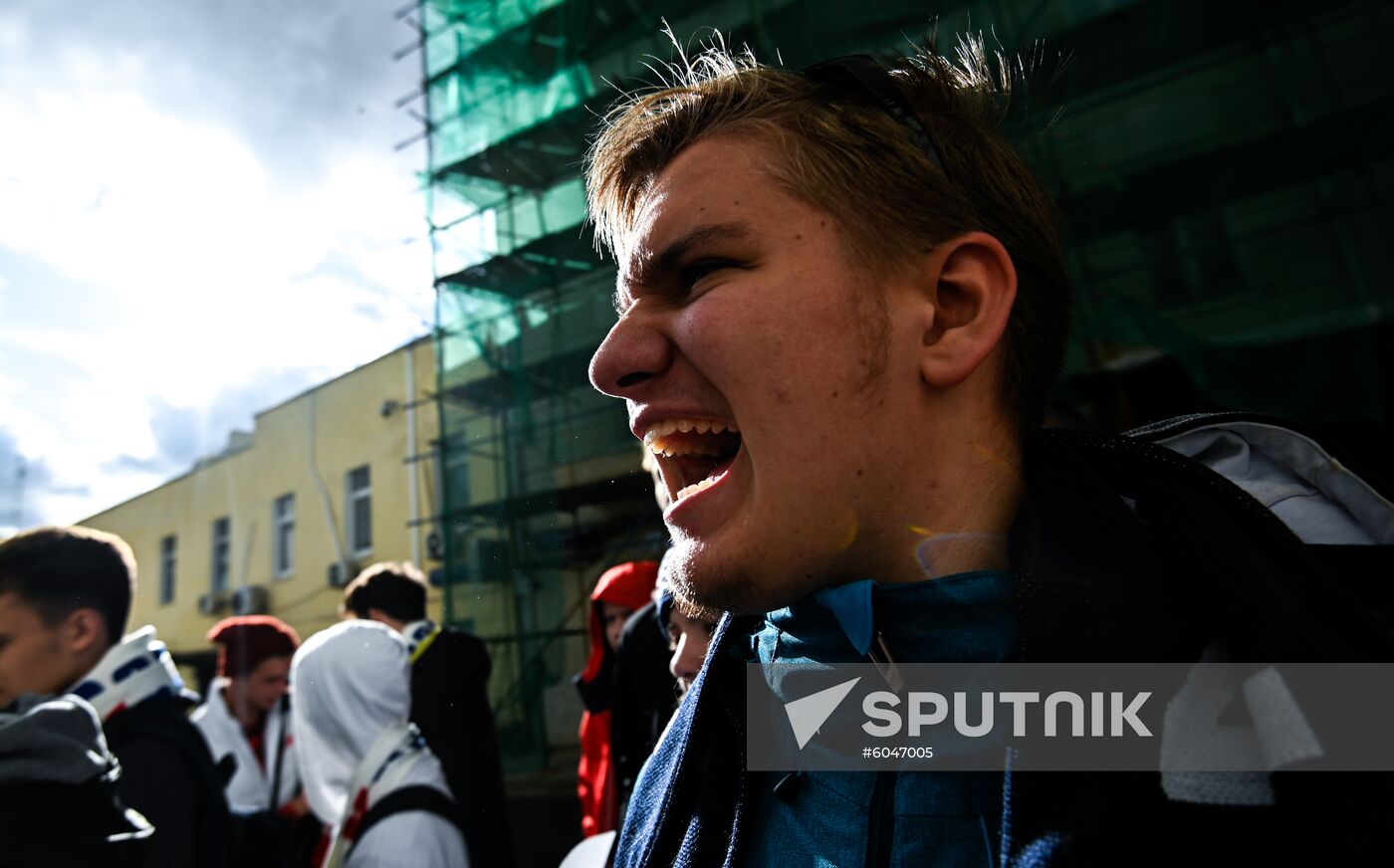 Russia Estonia Protest