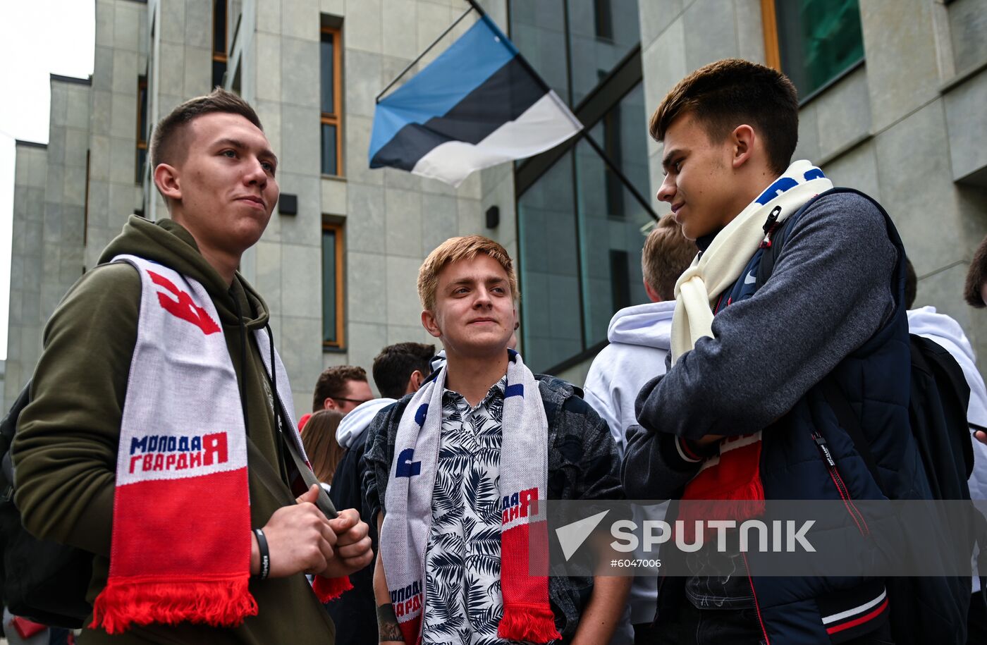 Russia Estonia Protest