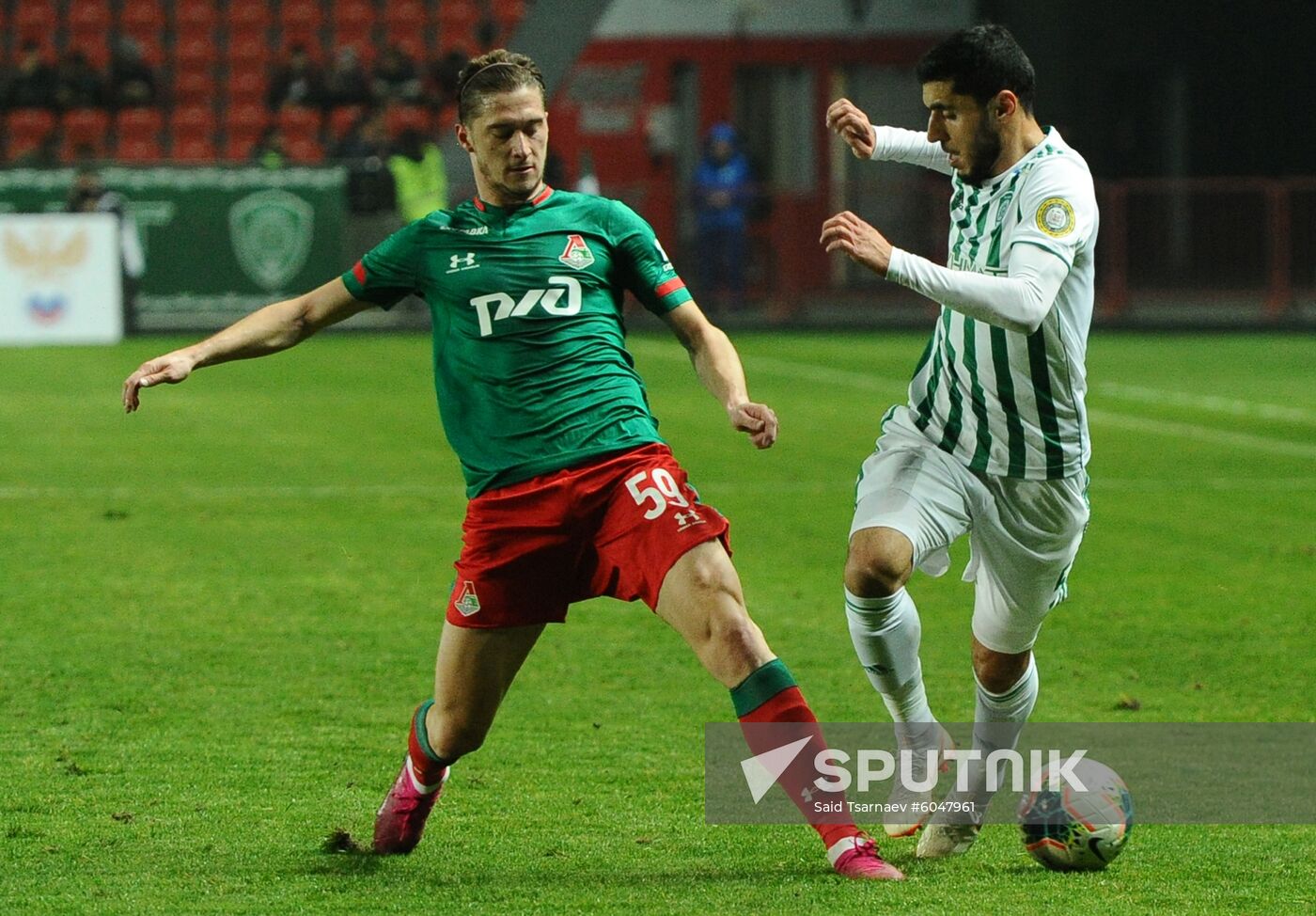 Russia Soccer Premier-League Akhmat - Lokomotiv