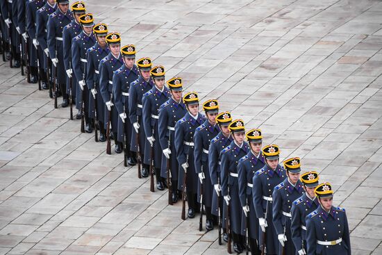 Russia Changing Of The Guard Ceremony