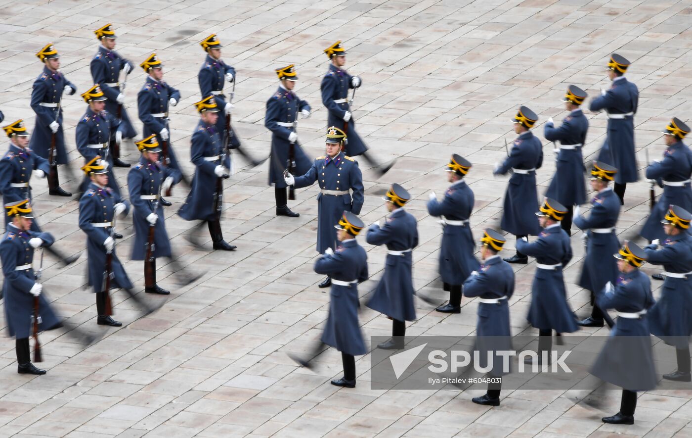 Russia Changing Of The Guard Ceremony