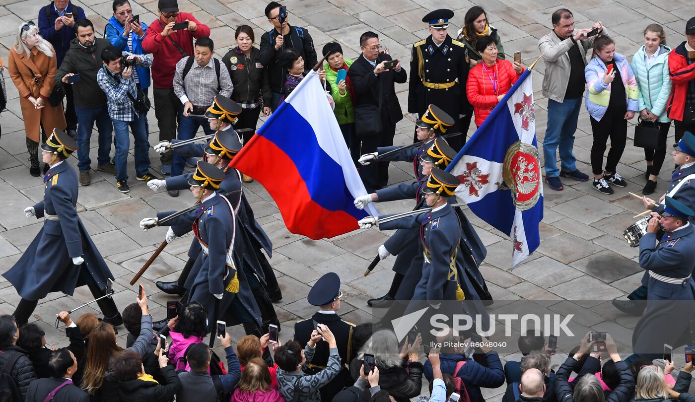 Russia Changing Of The Guard Ceremony