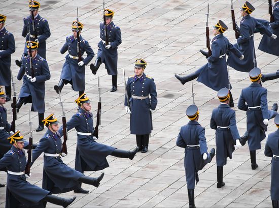 Russia Changing Of The Guard Ceremony