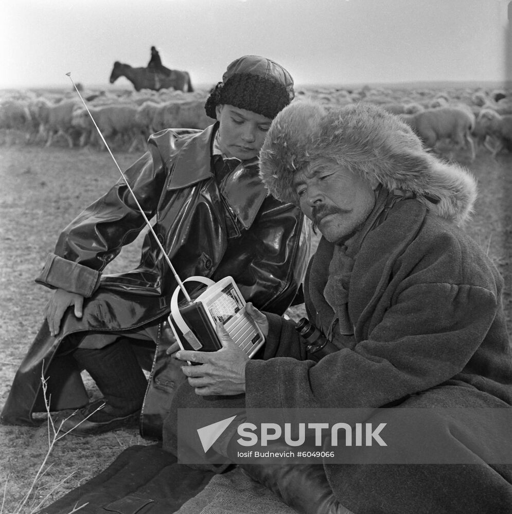 Kazakh shepherds