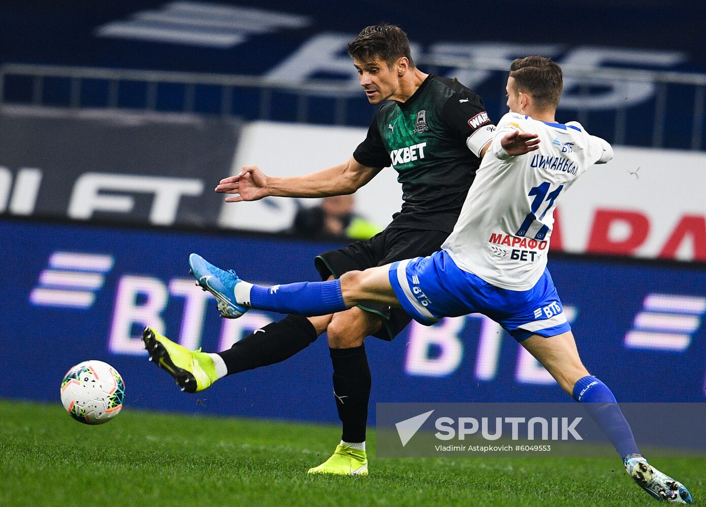 Russia Soccer Premier-League Dynamo - Krasnodar