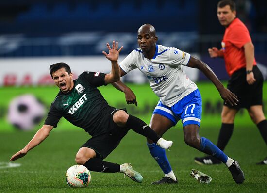 Russia Soccer Premier-League Dynamo - Krasnodar