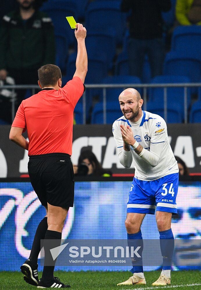 Russia Soccer Premier-League Dynamo - Krasnodar