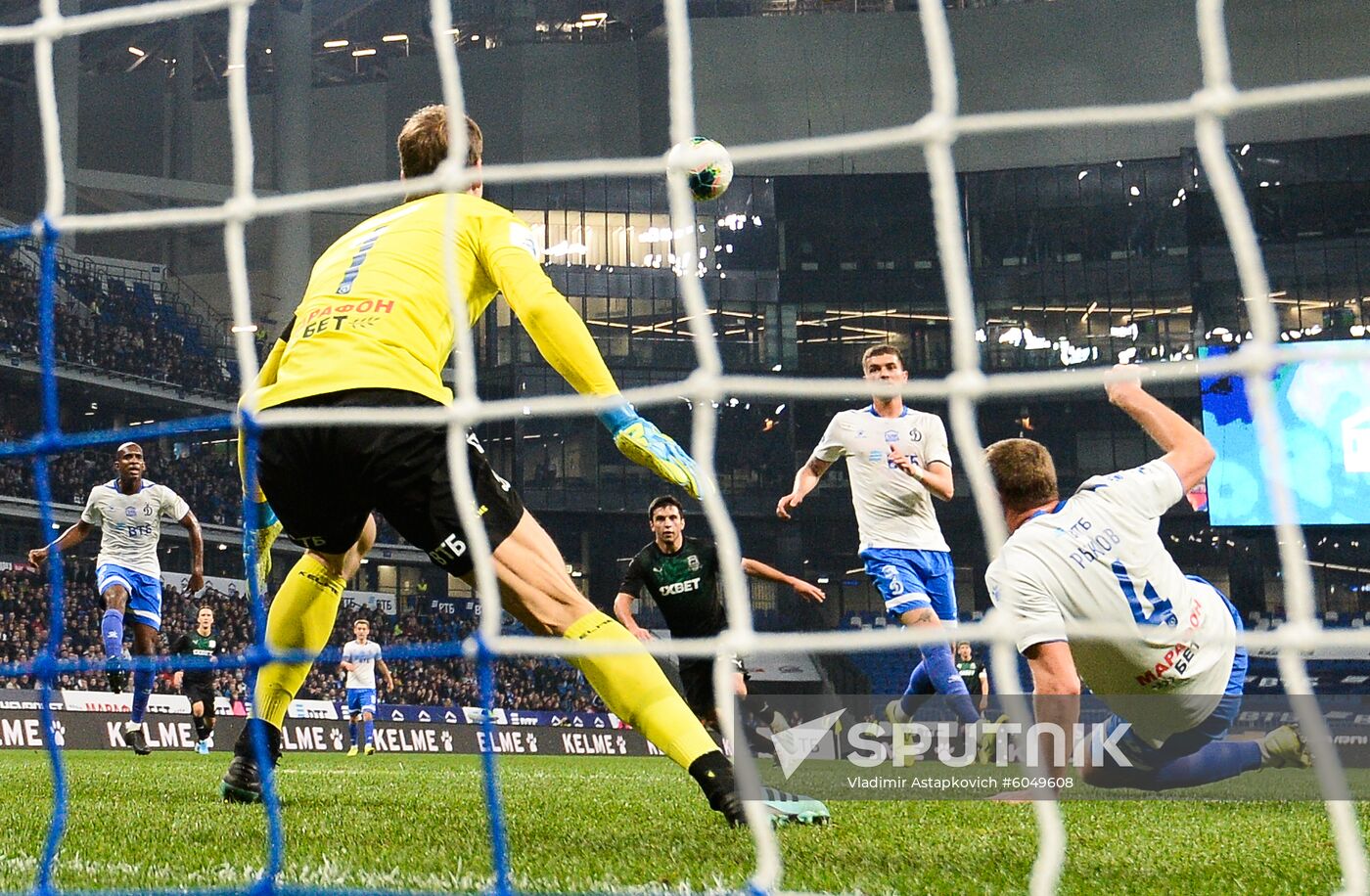 Russia Soccer Premier-League Dynamo - Krasnodar