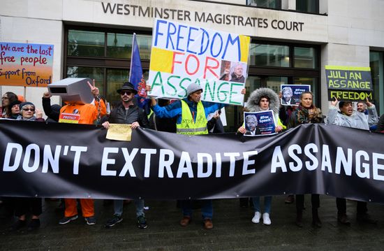 Britain Wikileaks Assange Court