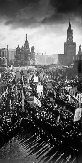 Celebration of the 49th anniversary of the Great October Socialist Revolution in Moscow