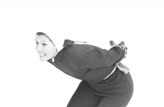 Ice skater Inga Voronina