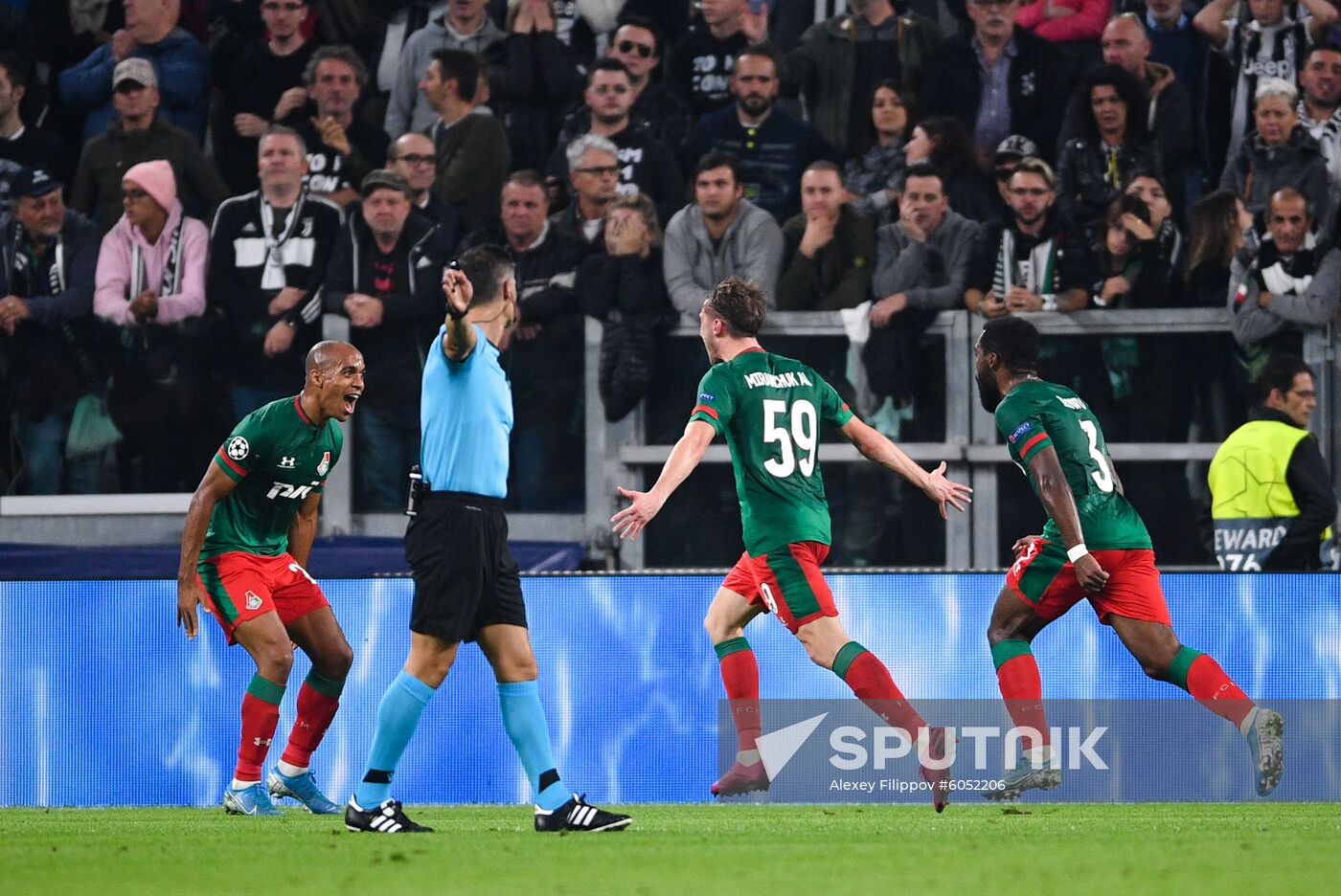 Italy Soccer Champions League Juventus - Lokomotiv