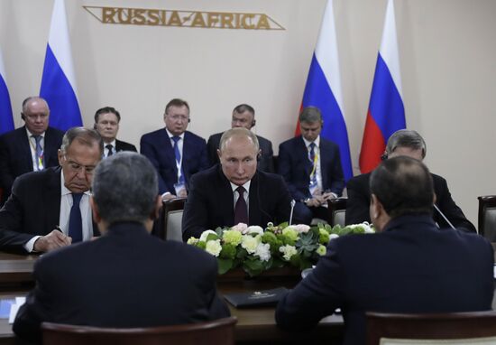 Russia Putin African Leaders