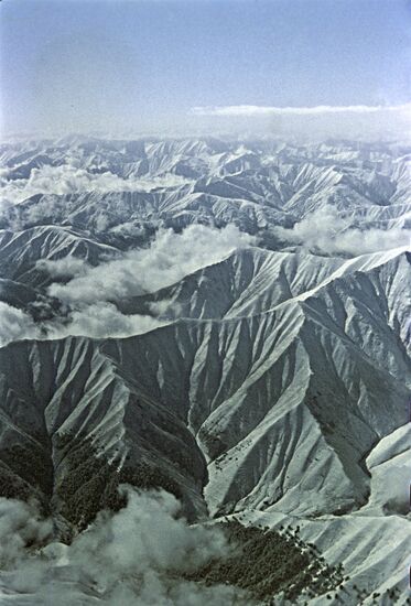 Mountain valleys of Greater Caucasus range