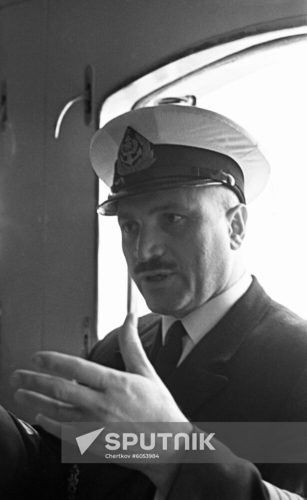 Captain of Lenin nuclear-powered ice-breaker Yury Kuchiyev