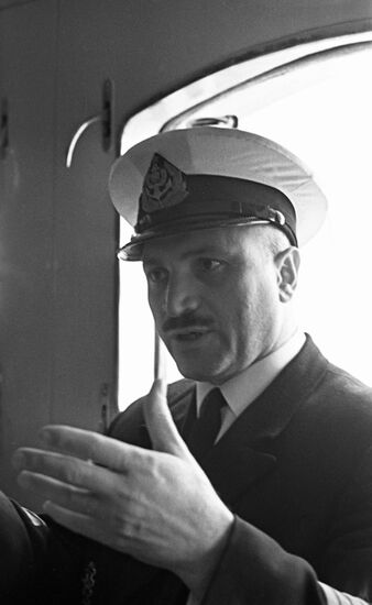 Captain of Lenin nuclear-powered ice-breaker Yury Kuchiyev