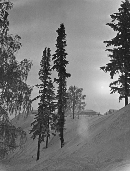 Stock photo Winter Morning