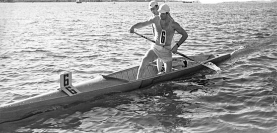 Soviet rowers Oleg Tyurin and Boris Dubrovsky