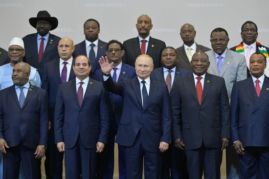 Russia Putin African Leaders