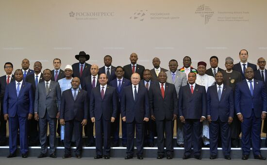 Russia Putin African Leaders