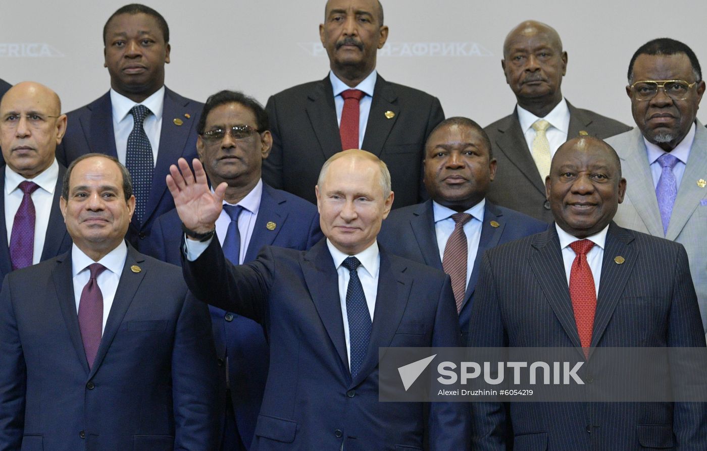 Russia Putin African Leaders