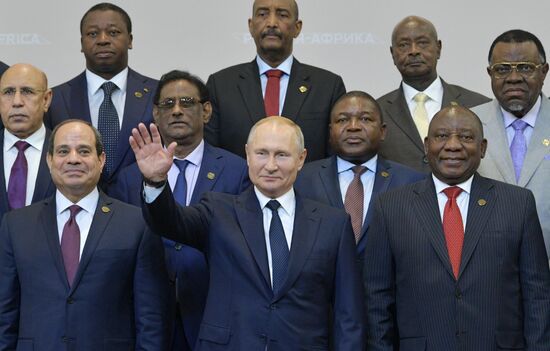 Russia Putin African Leaders