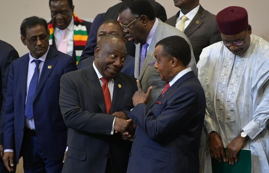 Russia Putin African Leaders