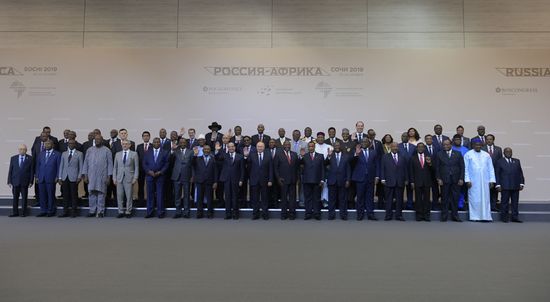 Russia Putin African Leaders