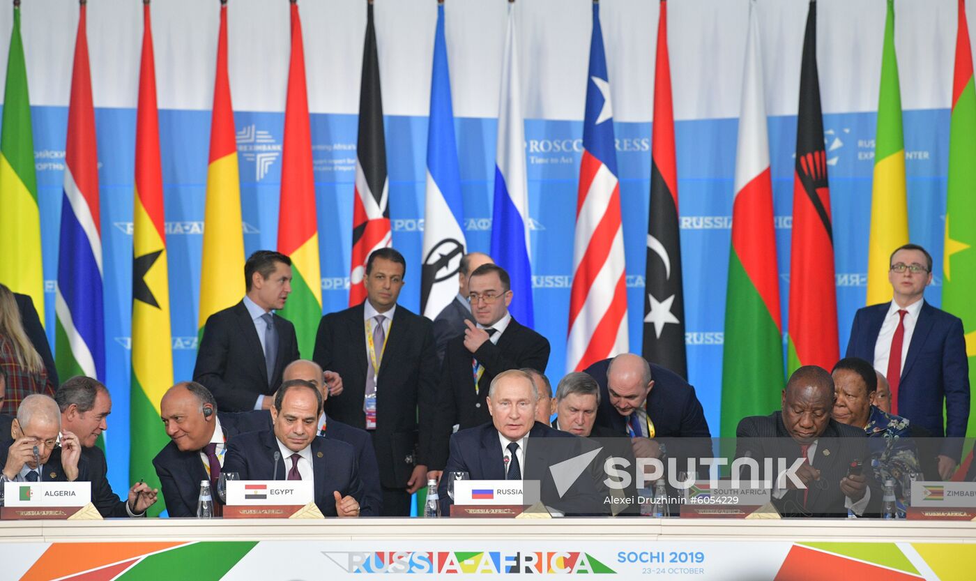 Russia Putin African Leaders