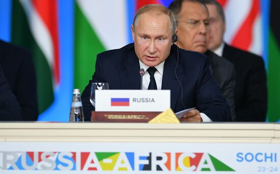 Russia Putin African Leaders