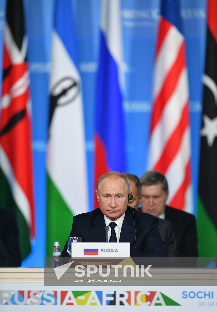 Russia Putin African Leaders