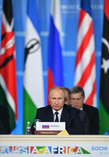 Russia Putin African Leaders