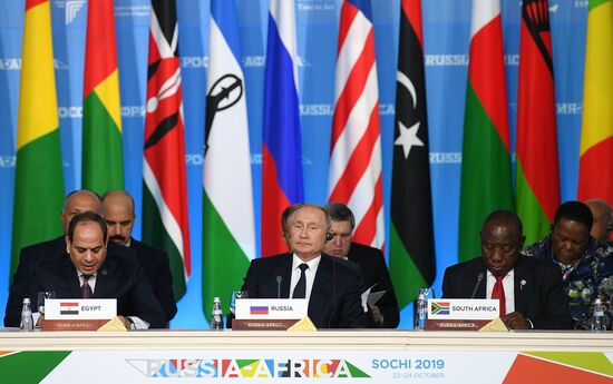 Russia Putin African Leaders