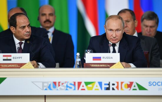 Russia Putin African Leaders