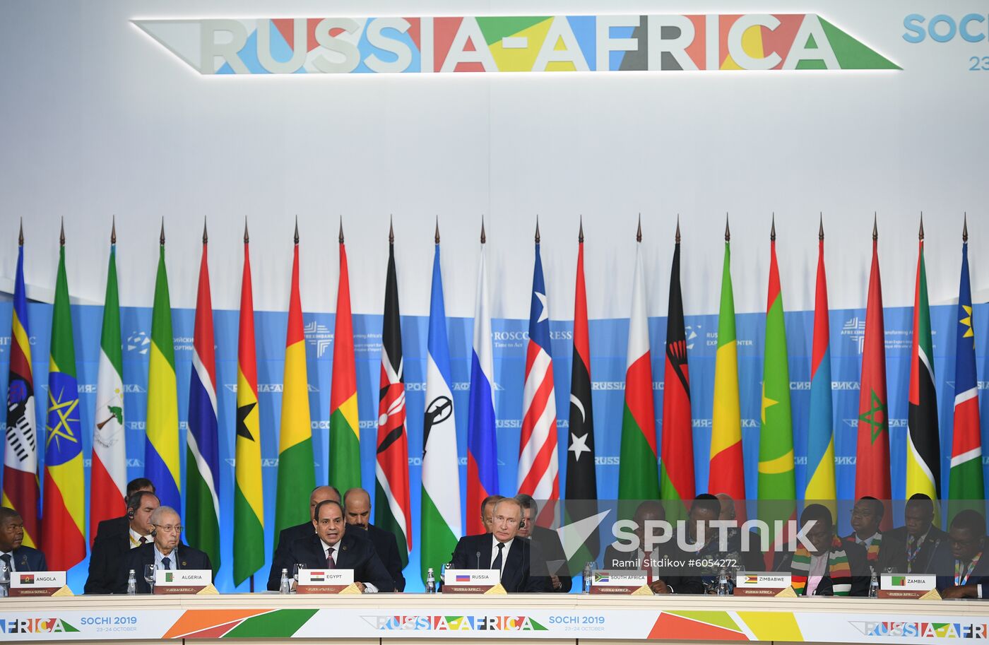Russia Putin African Leaders