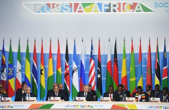 Russia Putin African Leaders