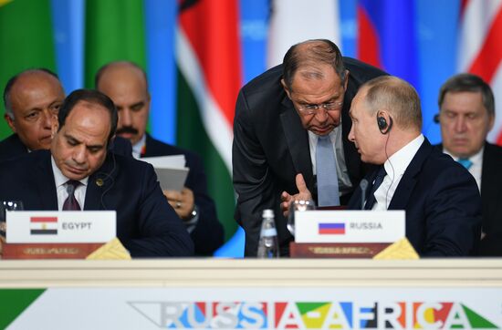 Russia Putin African Leaders