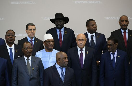 Russia Putin African Leaders