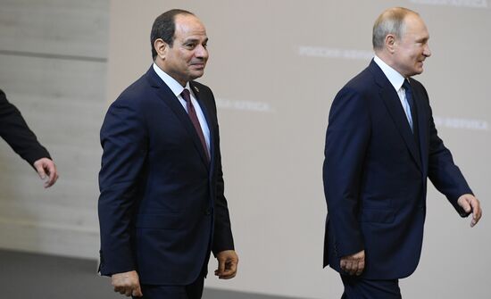 Russia Putin African Leaders