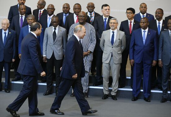 Russia Putin African Leaders