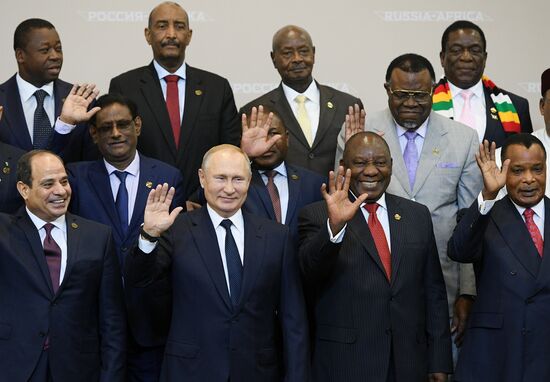 Russia Putin African Leaders